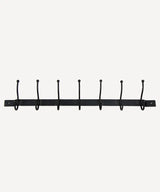 French Country Old Metal 7 Hook Bar | Wrought Iron