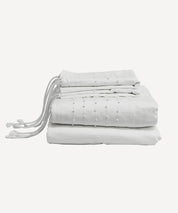 French Country Queen Fitted Sheet | White Queen