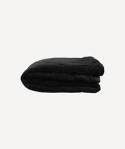 French Country Coal Velvet Bedspread | Queen