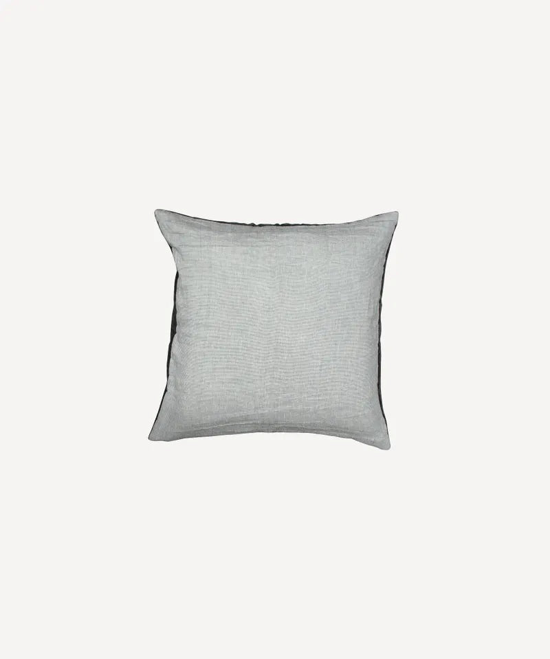 French Country Coal Velvet Euro Pillow Cover | 2PC