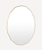 French Country Wave Oval Mirror | Large