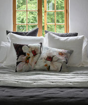 French Country Magnolia Cushion Cover | Light Blue