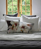 French Country Magnolia Cushion Cover | Light Blue