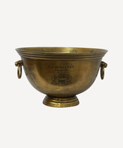 French Country Romanee Wine Bucket | Large Antique Gold