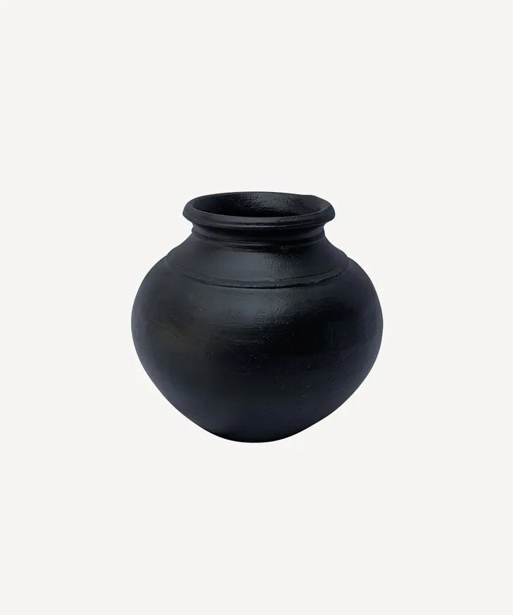 French Country Ebony Clay Pot Small