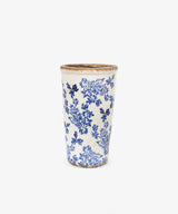 French Country Blue Floral Vase | 30.5cm H