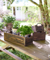 French Country Planter Boxes | Set of 3