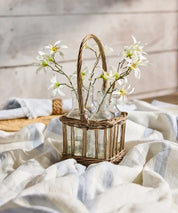 French Country Riviera Glass Bottle Holder | 4 Bottle