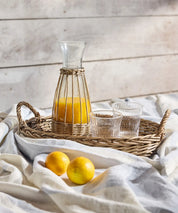 French Country Oval Wicker Trays