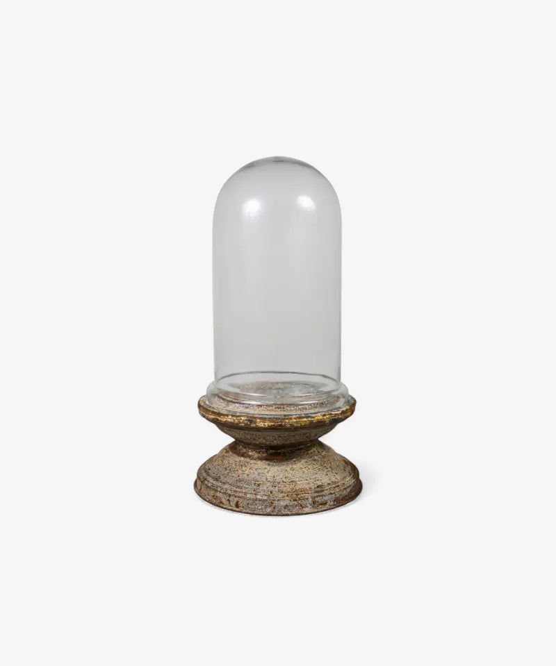 French Country Dome On Pedestal Base | Short