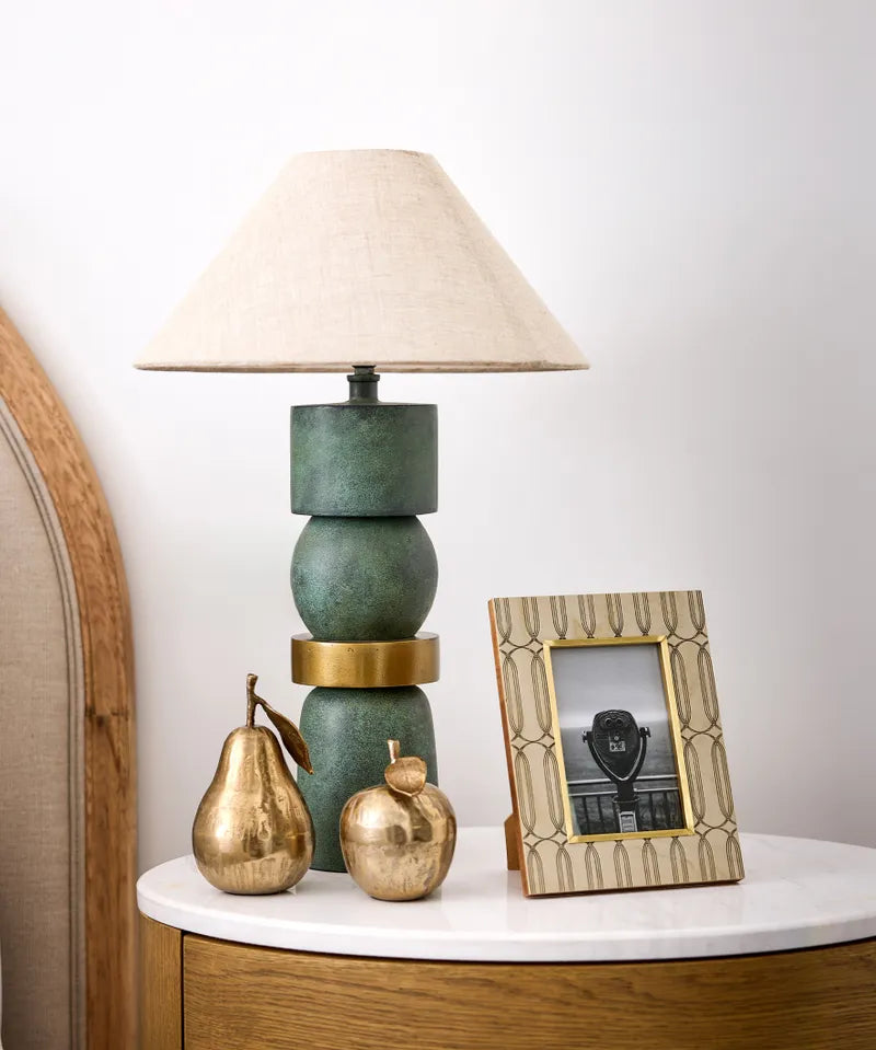 French Country Stacked Verdi Lampbase |