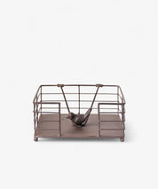 French Country Bird Napkin Holder |  Rust