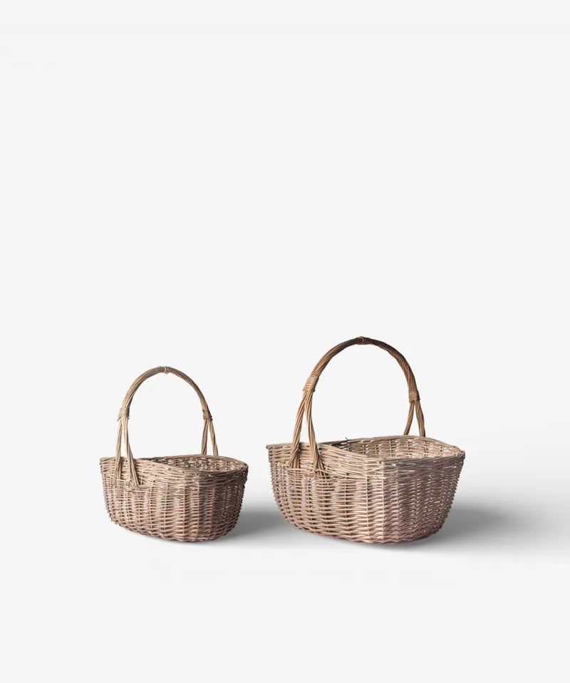 French Country Riviera Harvest Baskets | 2 Sizes