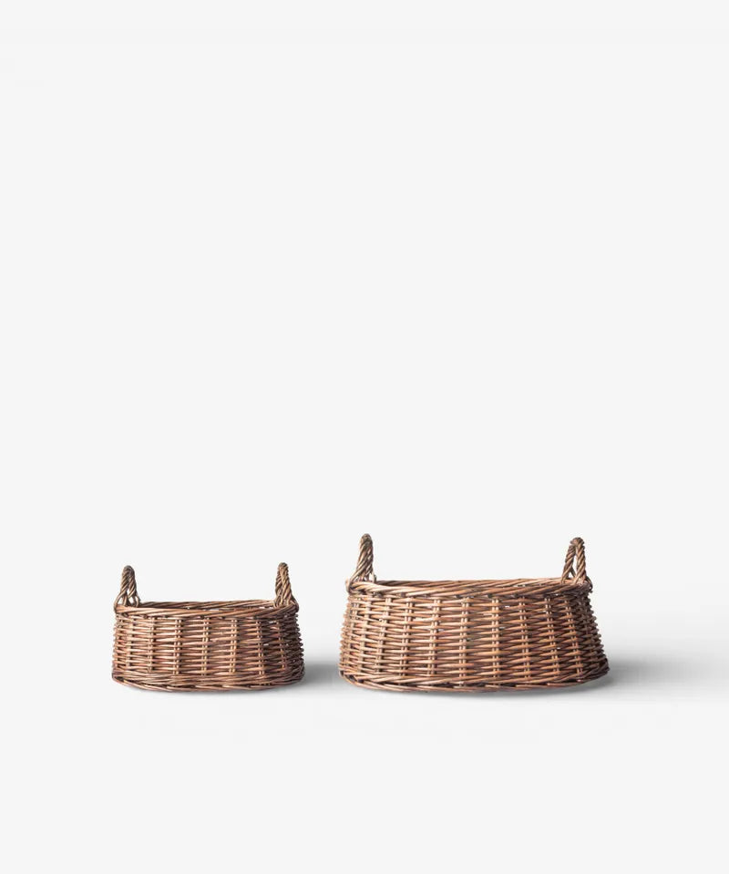 Riviera Woven Low Baskets | 2 Sizes