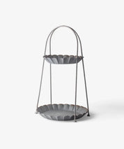 French Country Fluted  Sweets Tray | 2 Tier