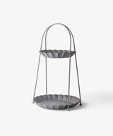 French Country Fluted  Sweets Tray | 2 Tier