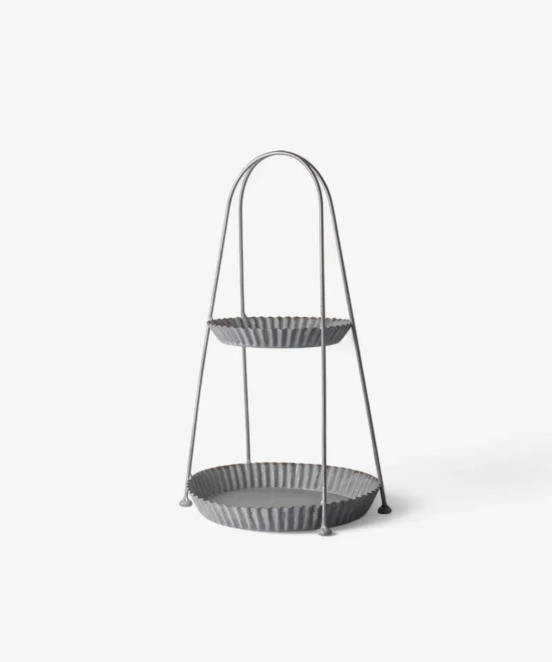 French Country Ripple Sweets Tray | Mini 2 Tier