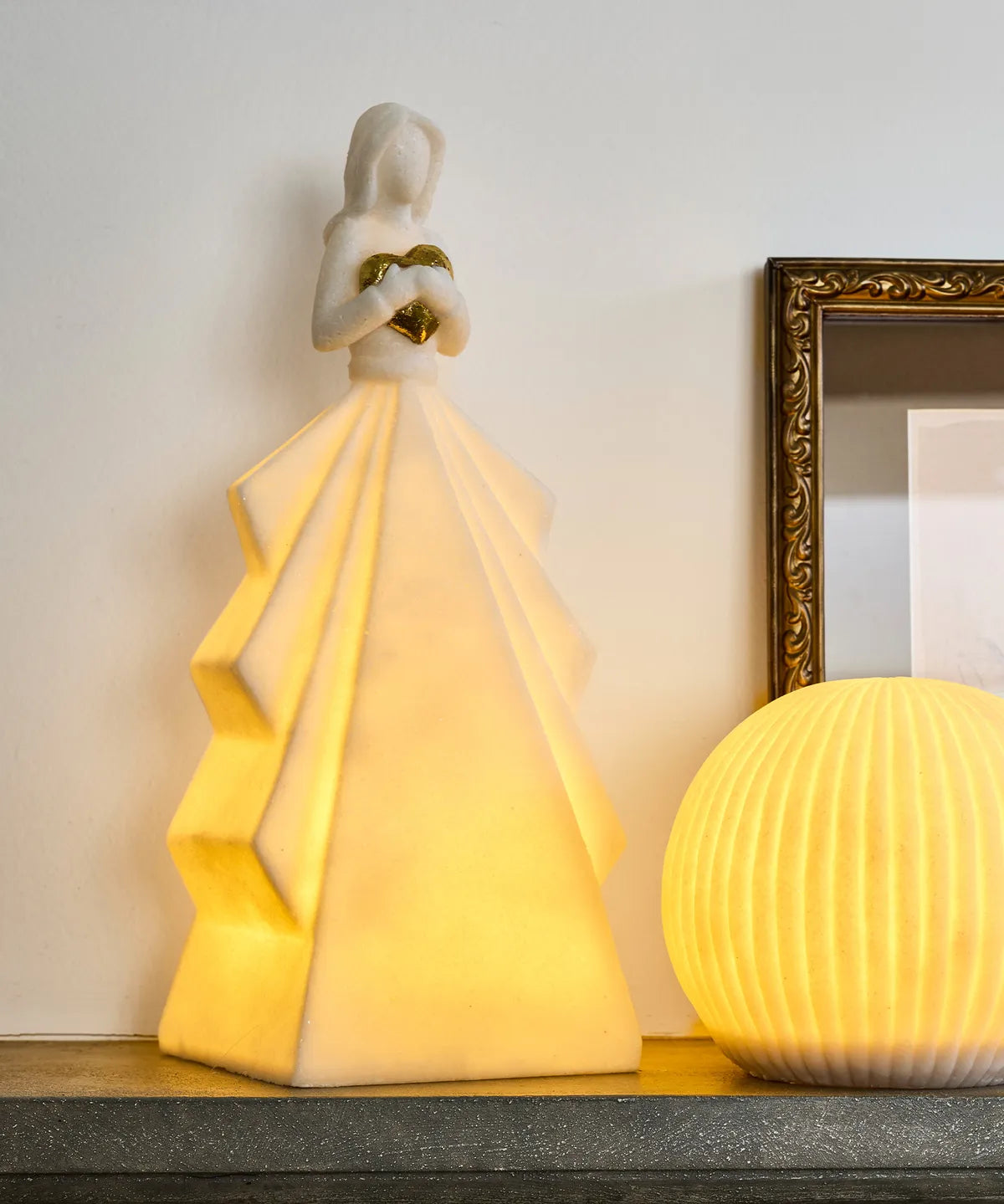 French Country Angel Light | Hearts