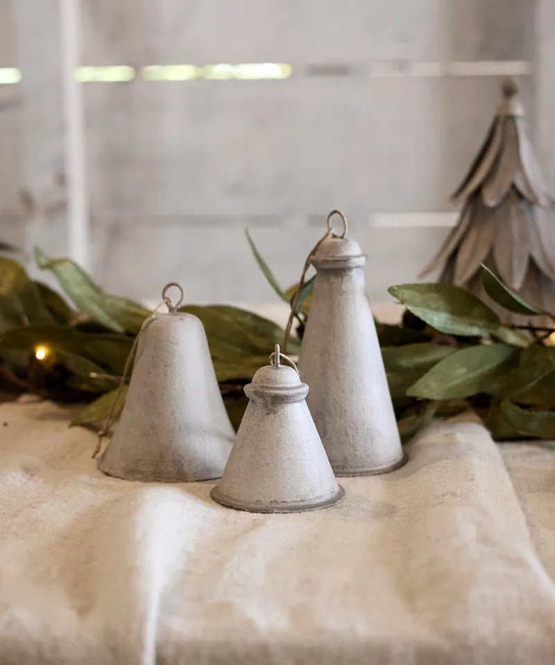 French Country Hanging Bell Long | Ash Grey