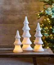 French Country Woven Cone Tree Light Up | Medium