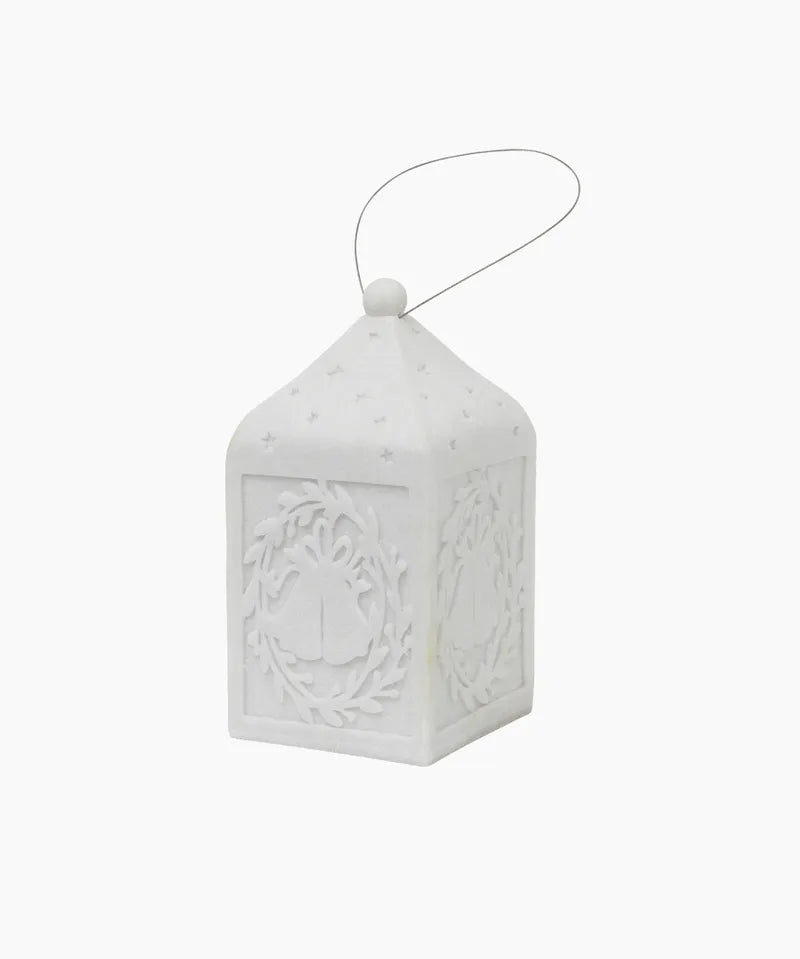 French Country Lantern With Tree Light Up | Medium