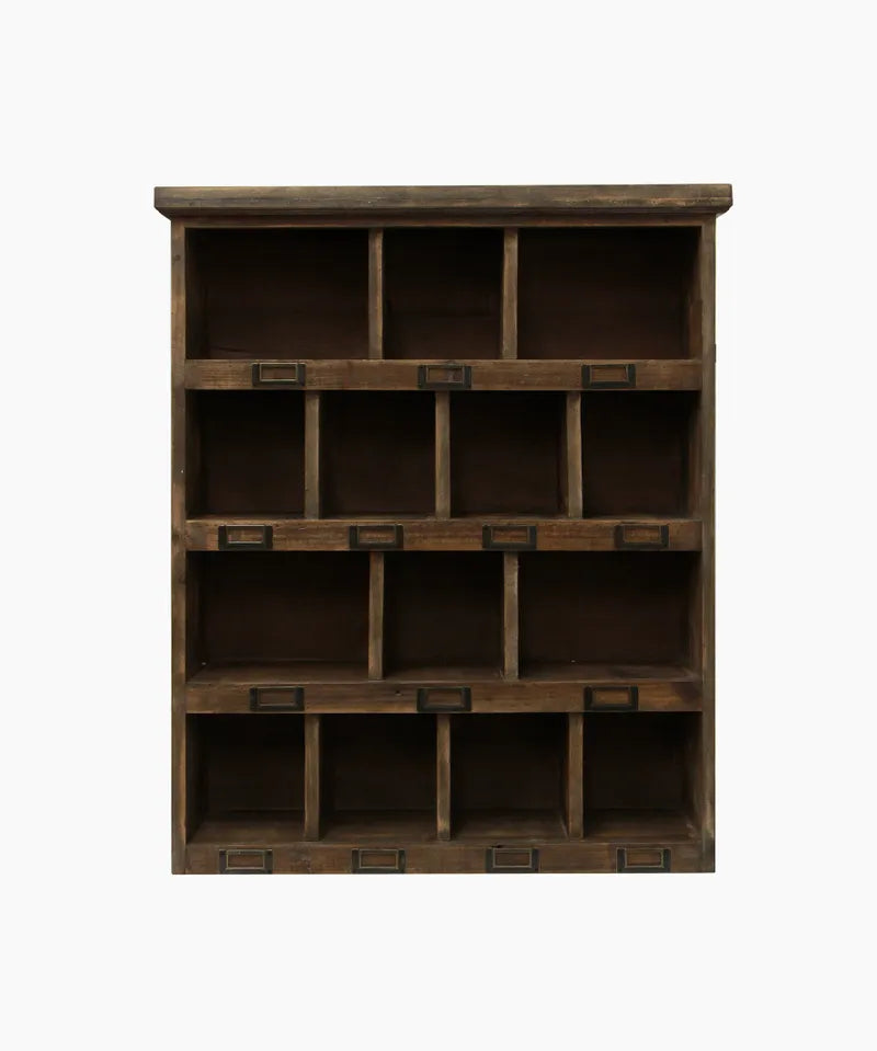 French Country Cubby Wall Shelf | Small