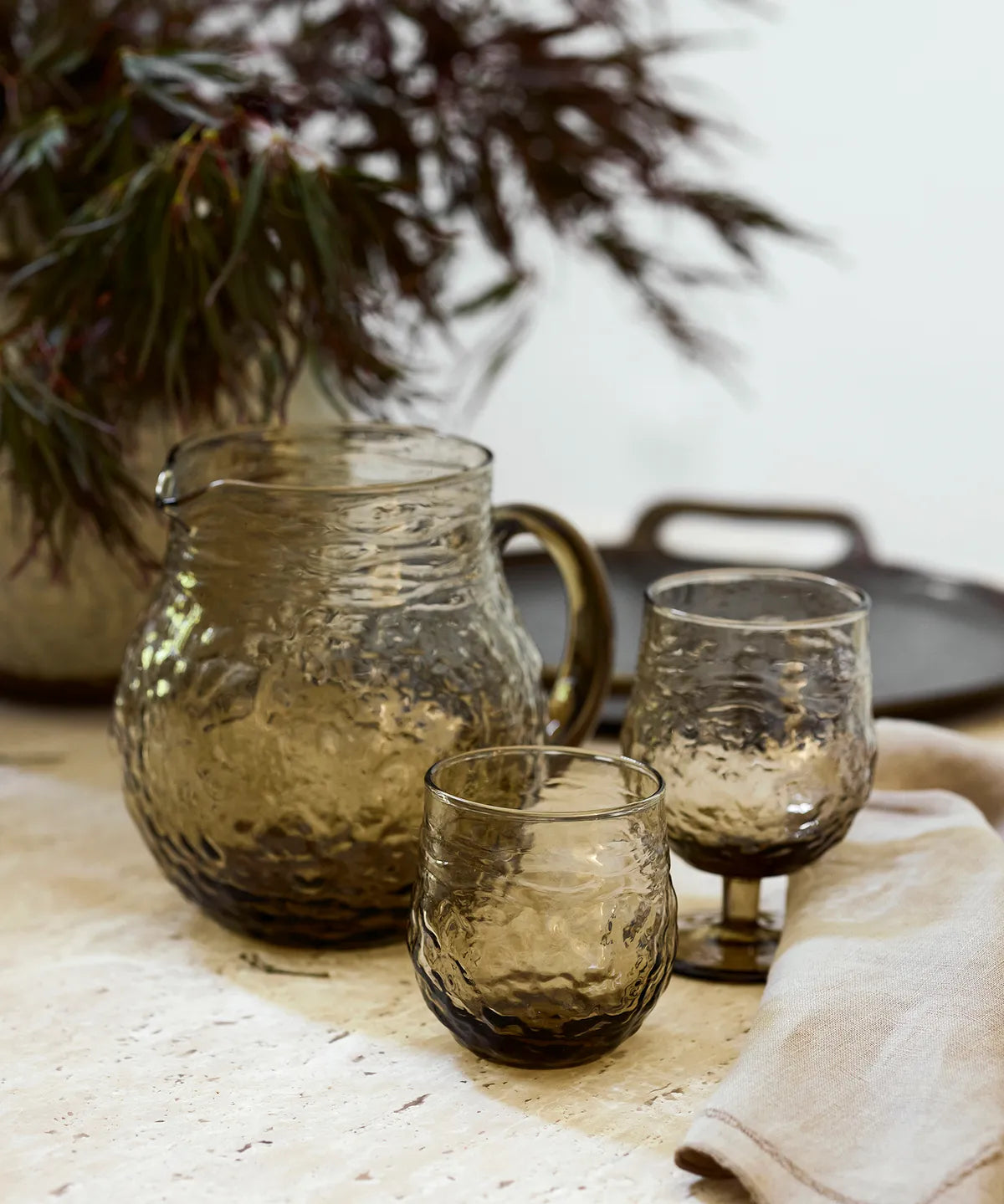 French Country Serena Jug | Smoke