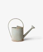 French Country Vintage Metal Watering Can | Antique Blue