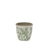 French Country Botanical Herb Pot | Small