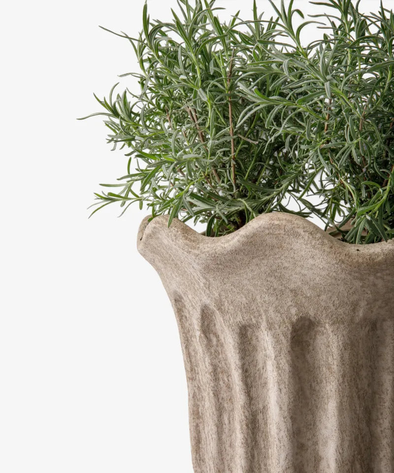 French Country Terra Fluted Planter | Large