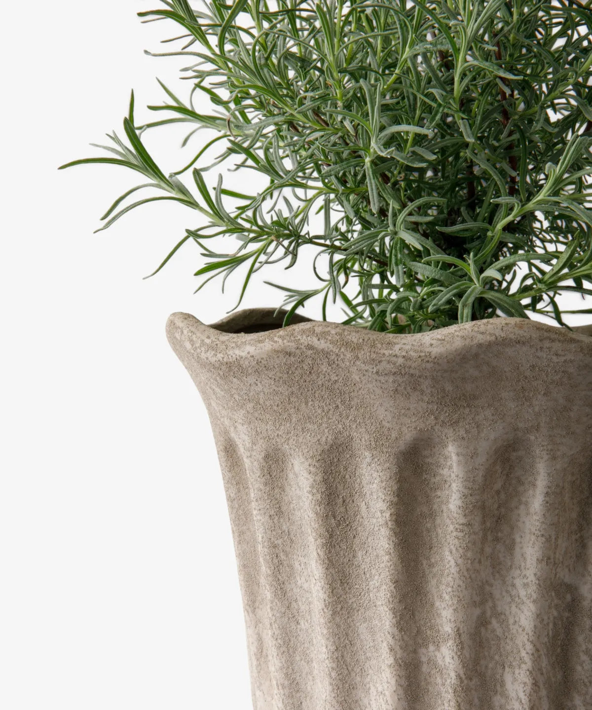 French Country Terra Fluted Planter | Medium