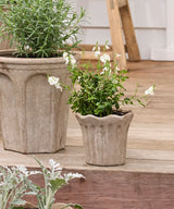 French Country Terra Fluted Planter | Small