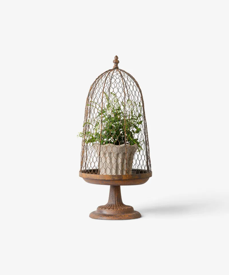 French Country Maison Garden Cloche | Rust