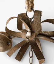 French Country Bow & Bell Wreath | Rust
