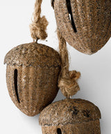 French Country Acorns On Rope | Rust