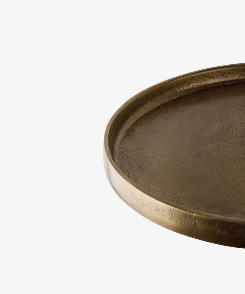 French Country Barnes Side Table | Brass