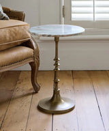 French Country Sutton Side Table | Marble