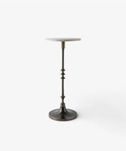 French Country Emerson Side Table | Marble