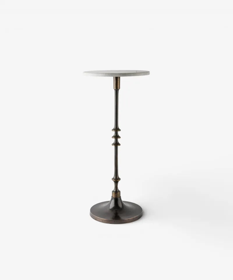 French Country Emerson Side Table | Marble