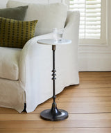 French Country Emerson Side Table | Marble
