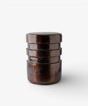 French Country Palmer Drum Table | Antique Brown
