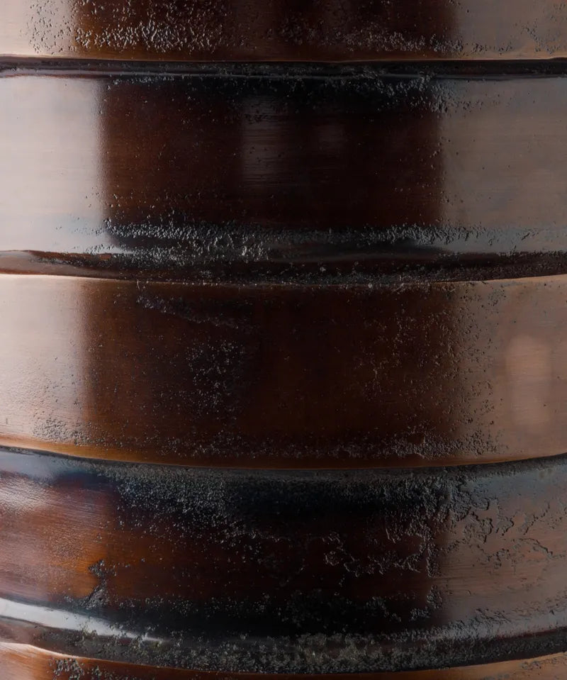 French Country Palmer Drum Table | Antique Brown