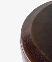 French Country Palmer Drum Table | Antique Brown