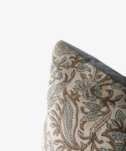 French Country Serena Handblocked Velvet Euro | (2PC)