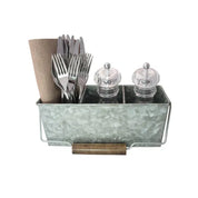Table Caddy 3 Compartment | Galvanised Steel