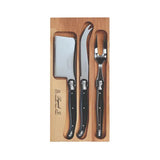 Verdier Cheese Knife Set | 3 Piece Black