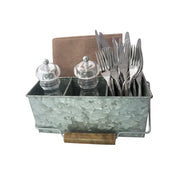 Table Caddy 4 Compartment | Galvanised Steel