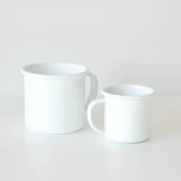 Dishy Enamel Espresso Mug | White