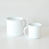 Dishy Enamel Espresso Mug | White