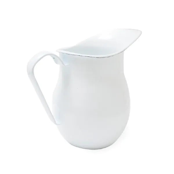 Dishy Enamel Jug | White 1L